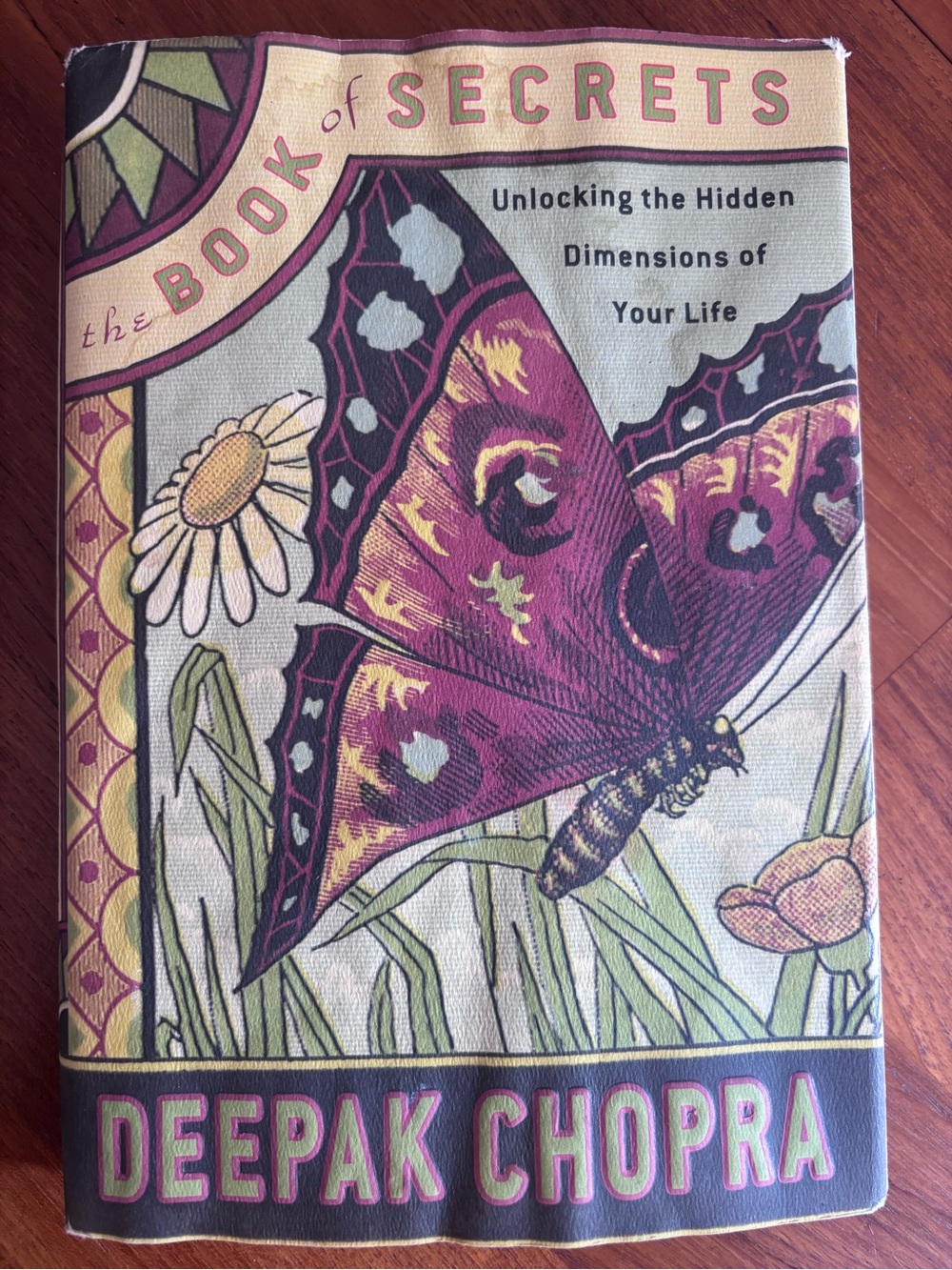 The Book of Secrets by Deepak Chopra - Butterfly Cover